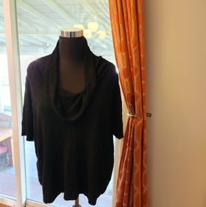 APT 9 Short sleeve Cowl neck sweater